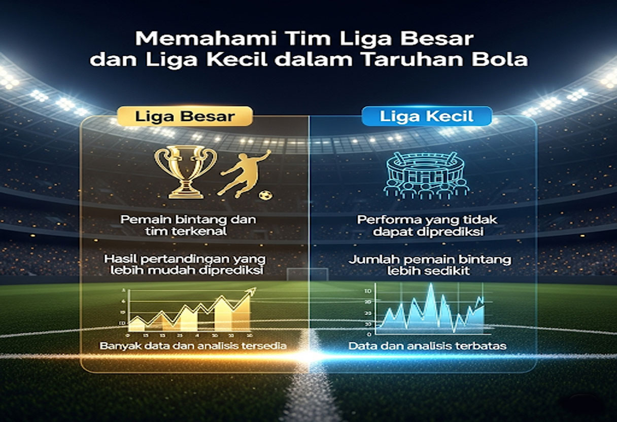 Memahami Tim Liga Besar dan Liga Kecil dalam Taruhan Bola